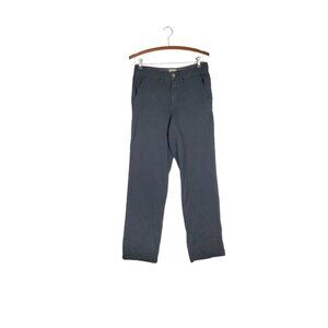 Faherty Endless Pant Washed Black Organic Cotton Straight Leg Chino Size 25